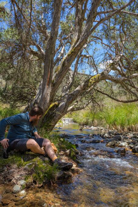Resting up by the Cobungra River. Picture: James Davidson/Tourism North East. Resting up by the Cobungra River. Picture: James Davidson/Tourism North East.