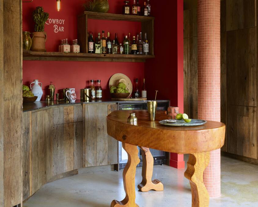 The onsite Cowboy Bar.