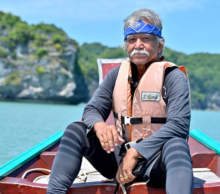 Veteran conservationist and pink dolphin cruise skipper Khun Daeng. Veteran conservationist and pink dolphin cruise skipper Khun Daeng.