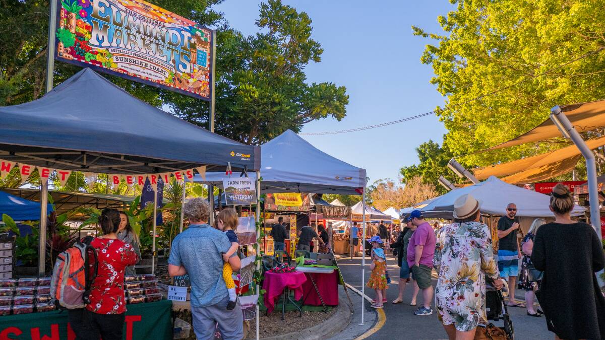 Eumundi Markets. Picture: Tourism and Events Queensland Eumundi Markets. Picture: Tourism and Events Queensland