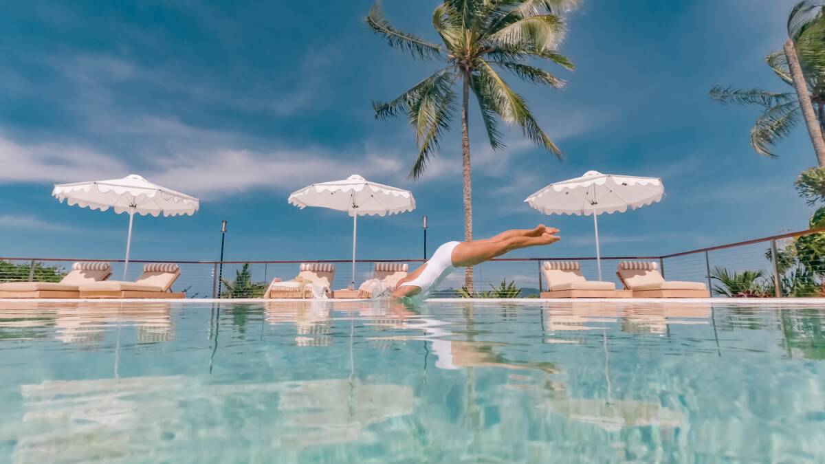 The photogenic swimming pool.