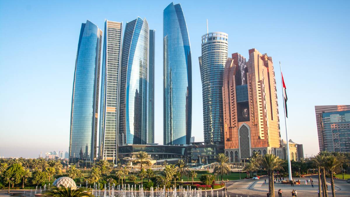A view of Abu Dhabi city. Picture: Getty Images A view of Abu Dhabi city. Picture: Getty Images
