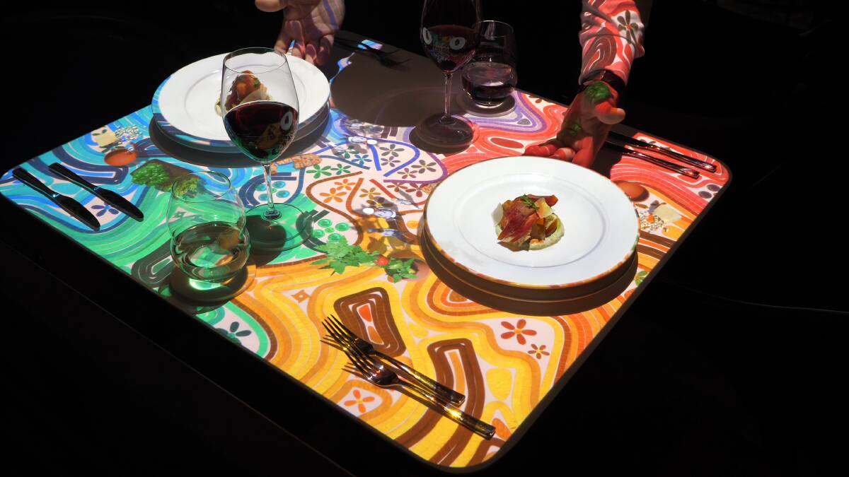 The table as canvas at Le Petit Chef.
