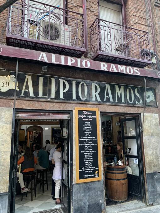 On a tapas trail. 
