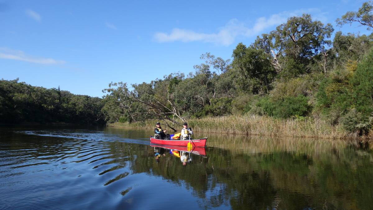 Canoeing for two. Picture: Laura Waters