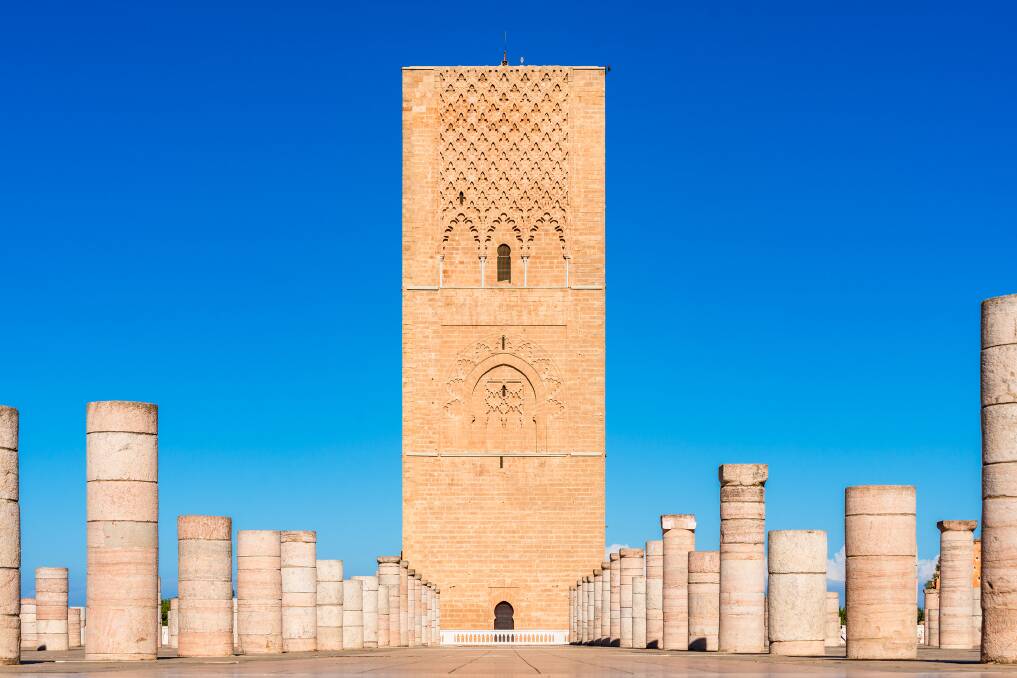 Hassan Tower in Rabat. Picture: Getty Images Hassan Tower in Rabat. Picture: Getty Images