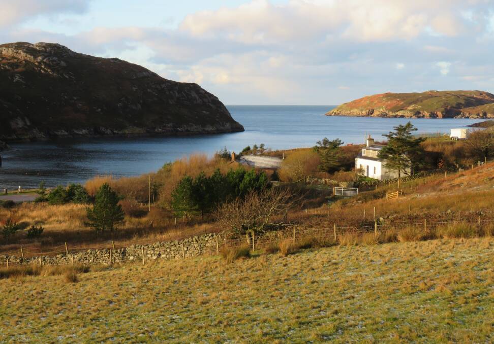 View from Kinlochbervie Hotel. View from Kinlochbervie Hotel.