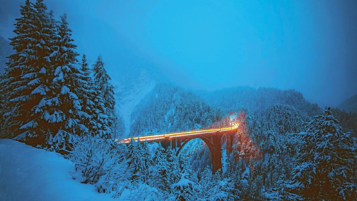 Crossing a viaduct in Switzerland. Picture: Shutterstock Crossing a viaduct in Switzerland. Picture: Shutterstock