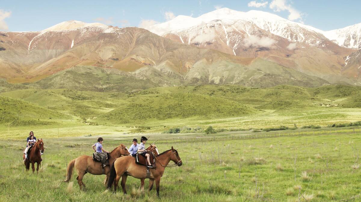 Horseriders in Mendoza. Picture: Visit Argentina Horseriders in Mendoza. Picture: Visit Argentina
