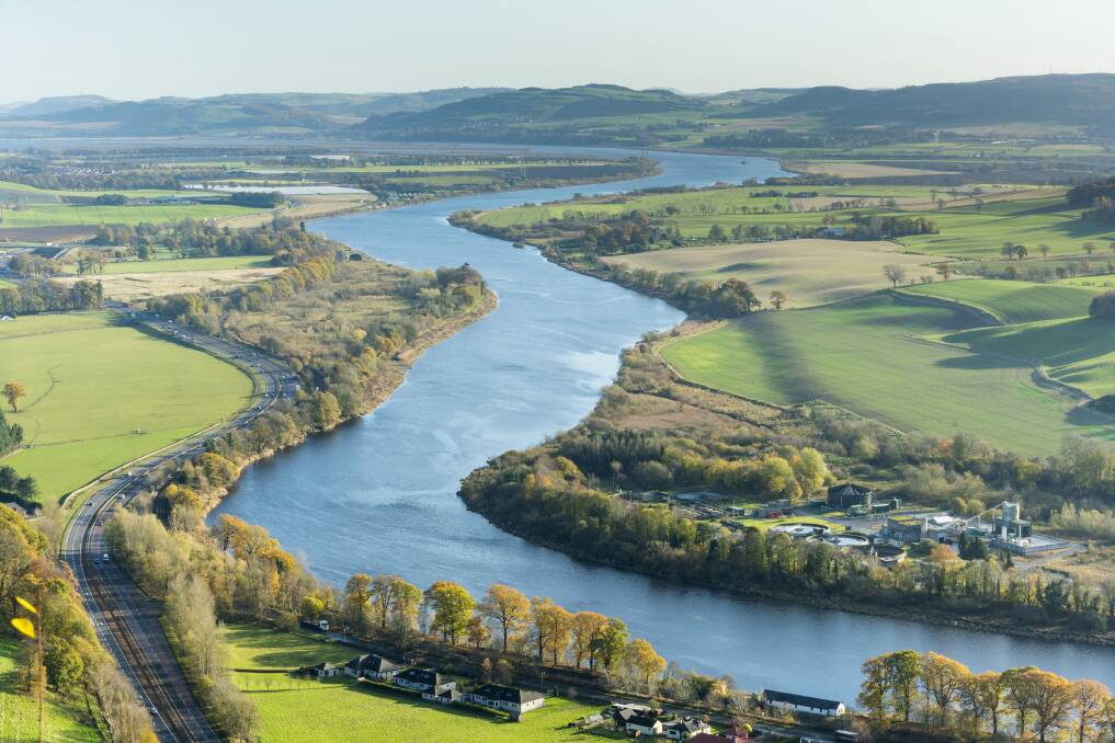 The Perthshire countryside.