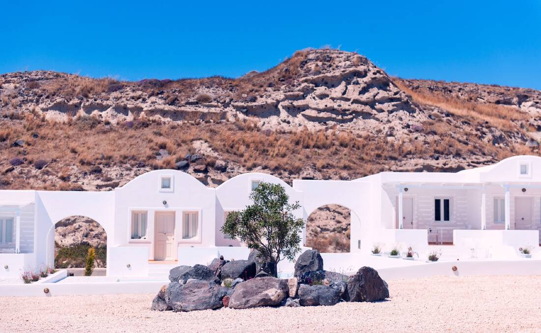 The hotel's dramatic backdrop. The hotel's dramatic backdrop.