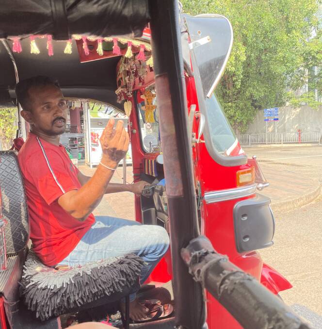 A tuktuk driver. Picture: Alanna Tomazin A tuktuk driver. Picture: Alanna Tomazin
