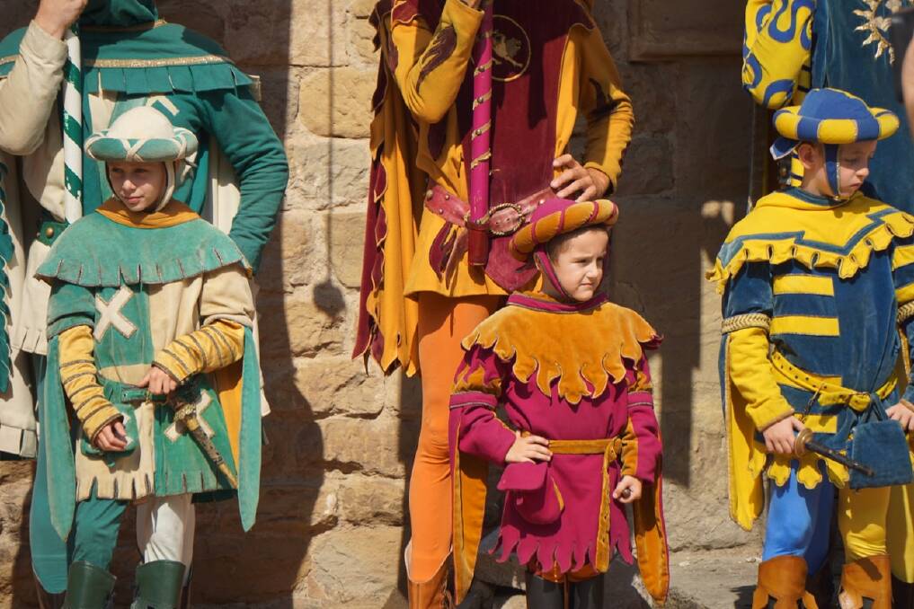 The jousting festival in Arezzo is fun for all ages. The jousting festival in Arezzo is fun for all ages.