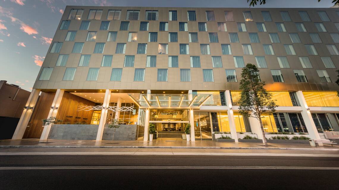 Hotel frontage.