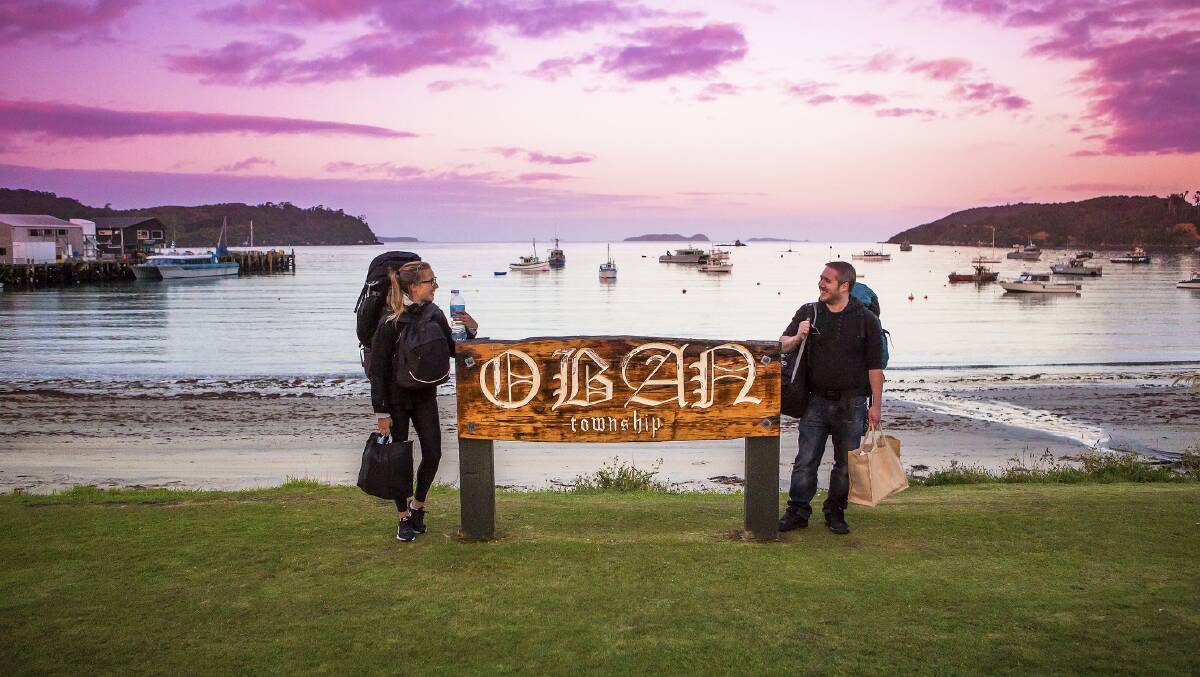 Backpackers in the island town of Oban. Picture by Getty Images Backpackers in the island town of Oban. Picture by Getty Images
