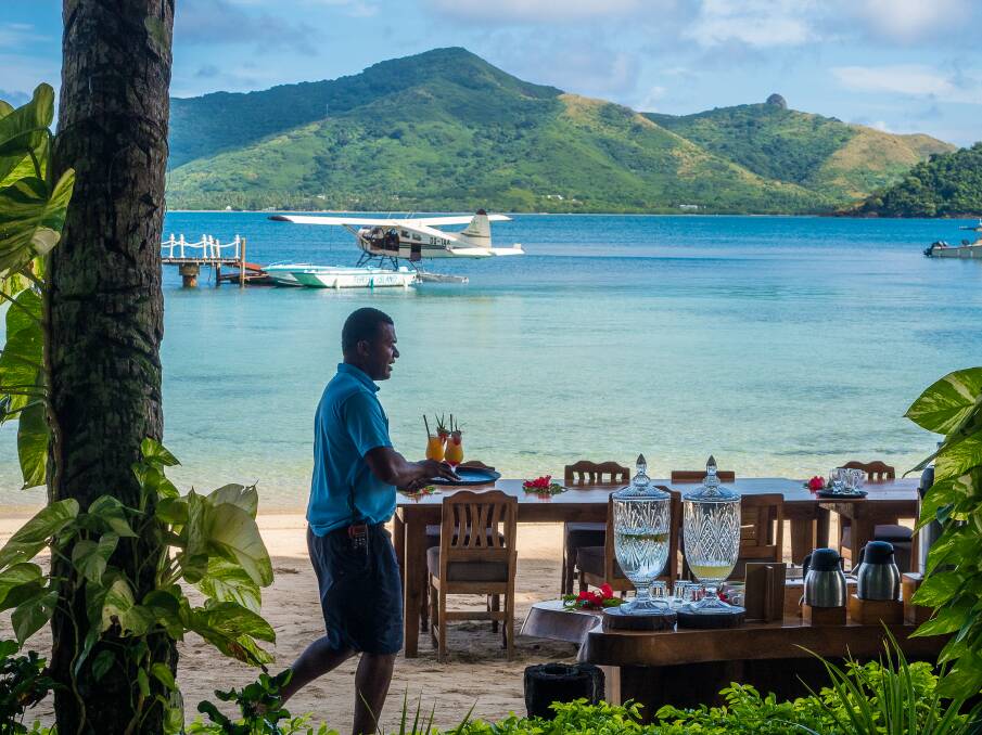 Lunch is served. Lunch is served.