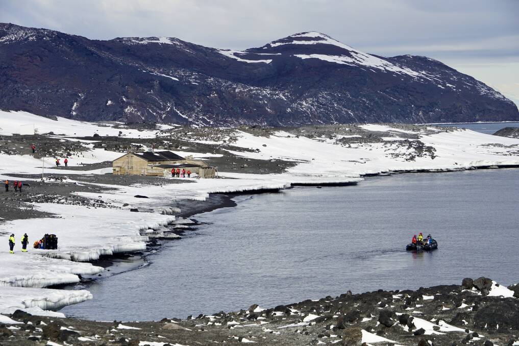 Scott's Terra Nova hut at Cape Evans. Picture: John-Paul Moloney Scott's Terra Nova hut at Cape Evans. Picture: John-Paul Moloney