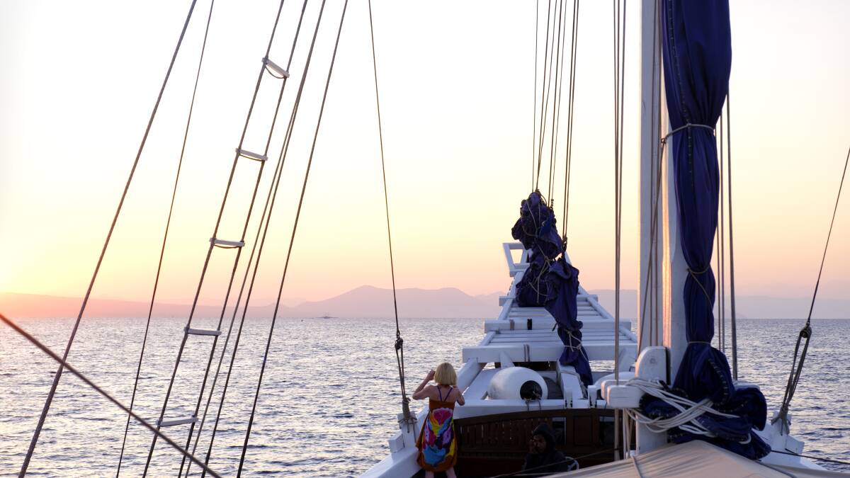 Sailing into the sunset. Picture: Lynn Gail