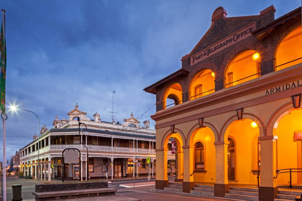 Historic Armidale buildings.