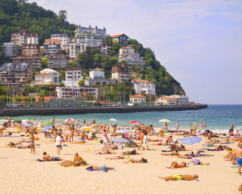 On the Beach in San Sebastian. Picture by Getty Images