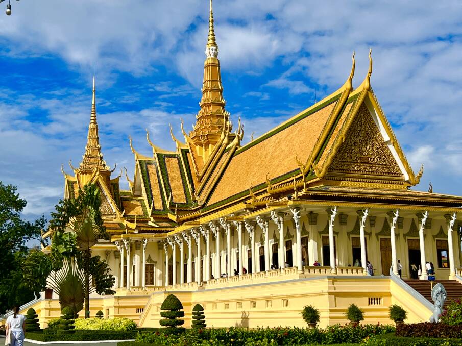 The Royal Palace Complex in Phnom Penh.