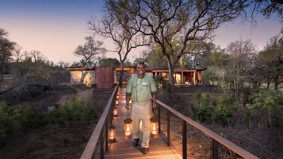 A smiling staff at andBeyond Tengile River Lodge.