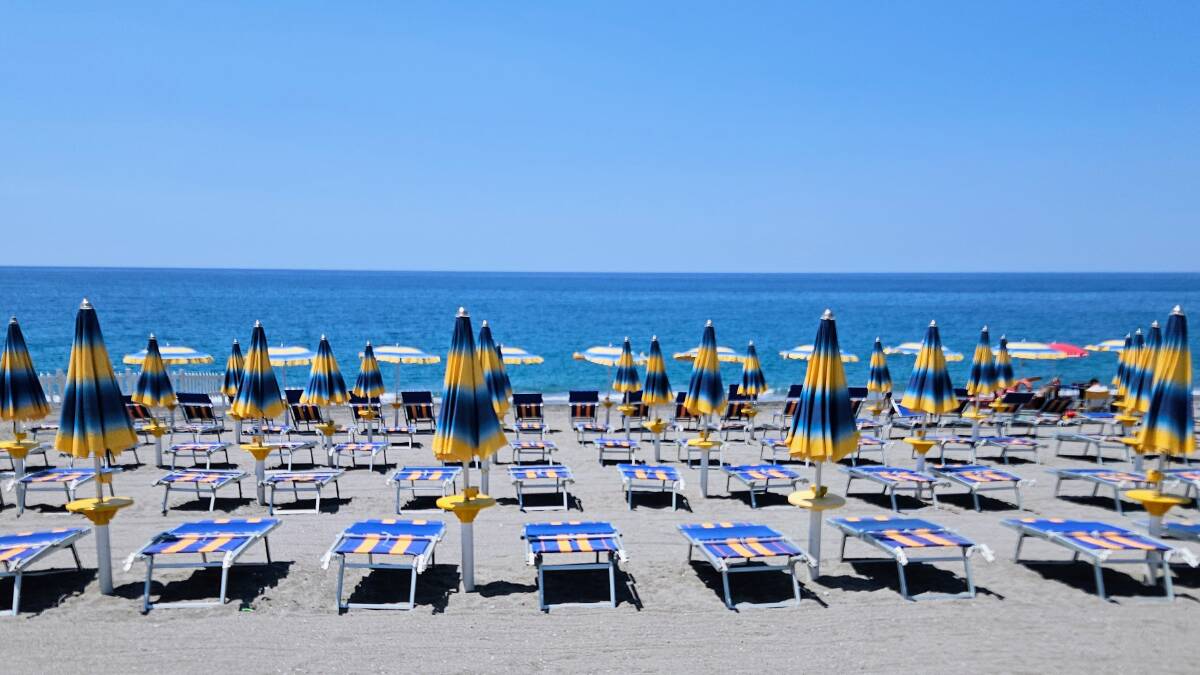 A lido at Santa Maria del Cedro, Calabria. Picture by Natascha Mirosch A lido at Santa Maria del Cedro, Calabria. Picture by Natascha Mirosch