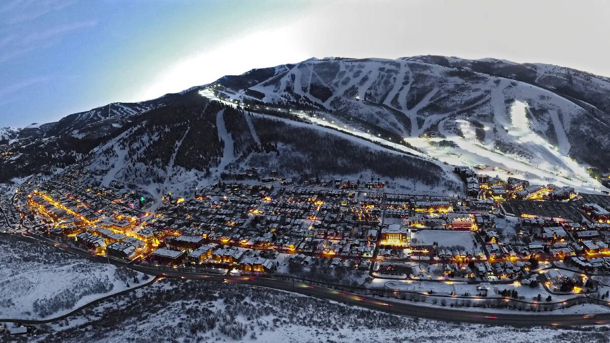 Aerial shot of Park City, Utah. Picture: Mark Piscotty Aerial shot of Park City, Utah. Picture: Mark Piscotty