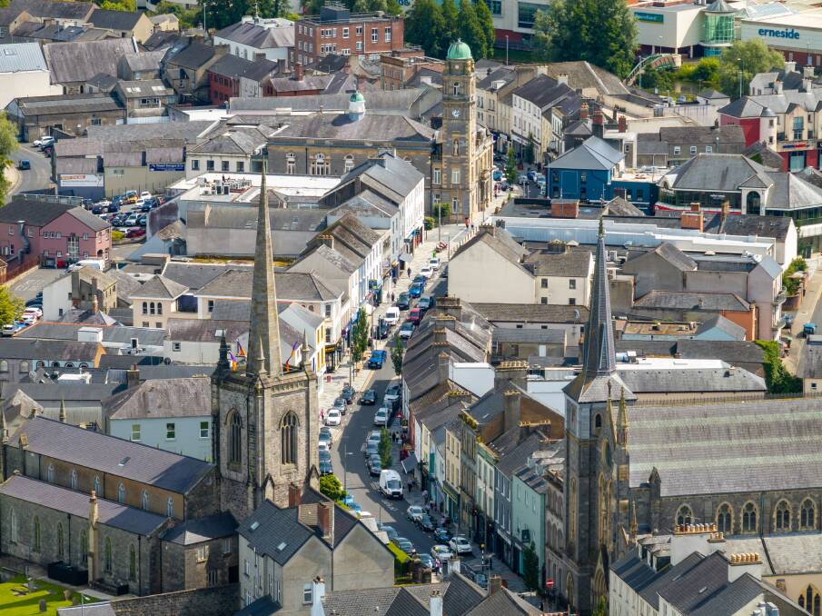 Main Street in Enniskillen. Picture by Tourism Ireland