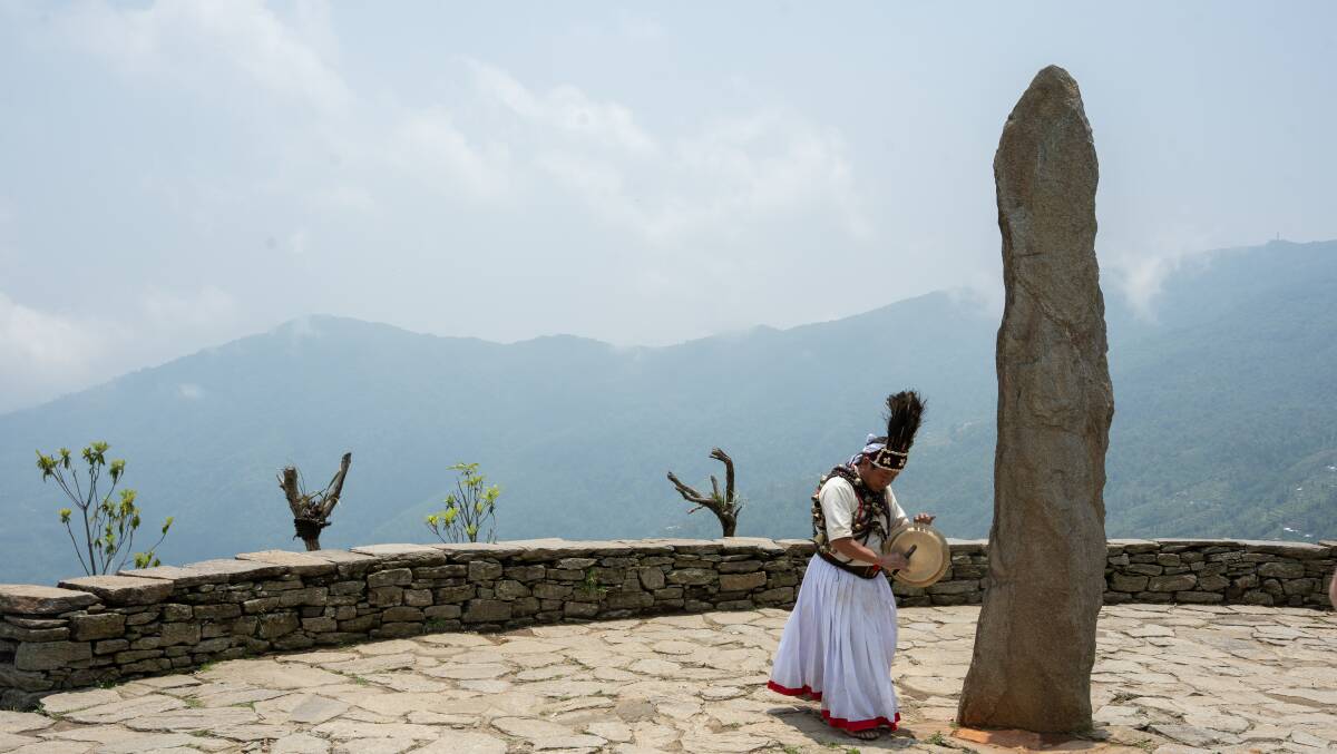 A shaman in Cholung Park.