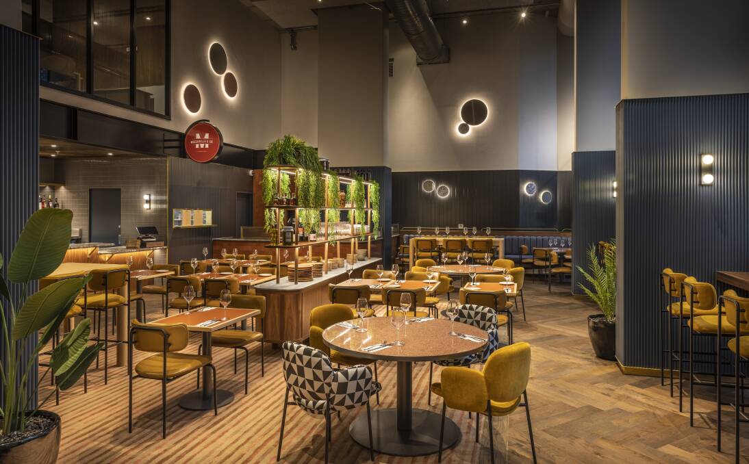 The hotel's all-day eatery. The hotel's all-day eatery.