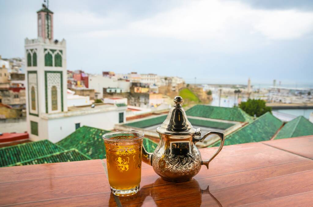 Traditional Moroccan mint tea. Picture: Getty Images Traditional Moroccan mint tea. Picture: Getty Images