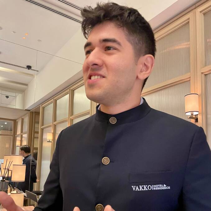 The butler Samil Sahin. The butler Samil Sahin.