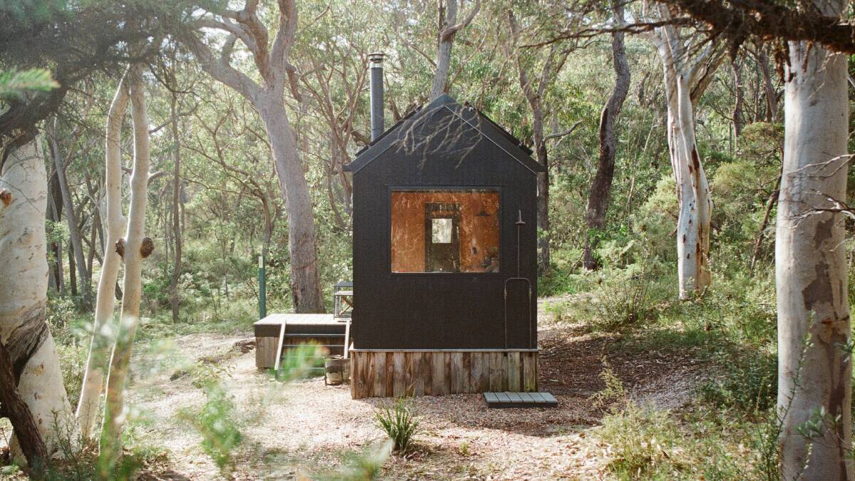 An Unyoked cabin in the woods. An Unyoked cabin in the woods.