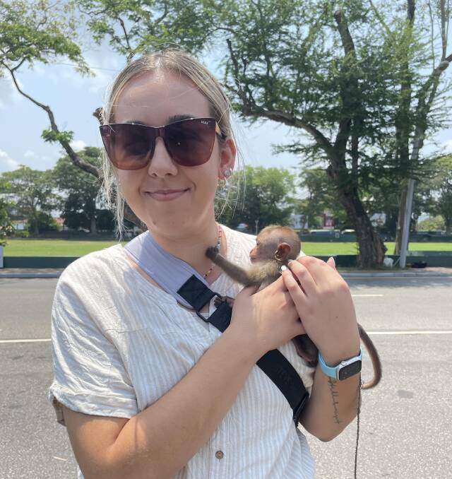 The writer had many animal encounters. The writer had many animal encounters.