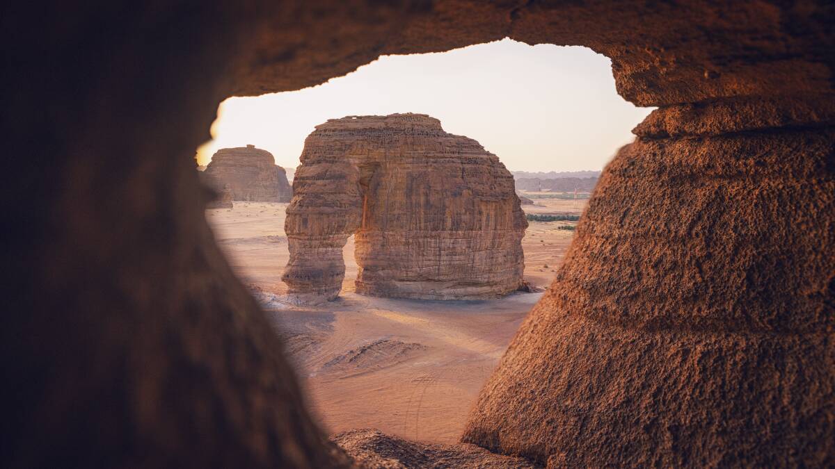 Elephant Rock in AlUla. Elephant Rock in AlUla.