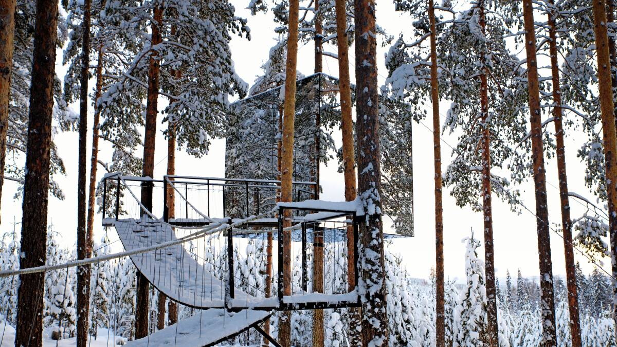 Treehotel in Swedish Lapland. Picture: T Jonsson Treehotel in Swedish Lapland. Picture: T Jonsson