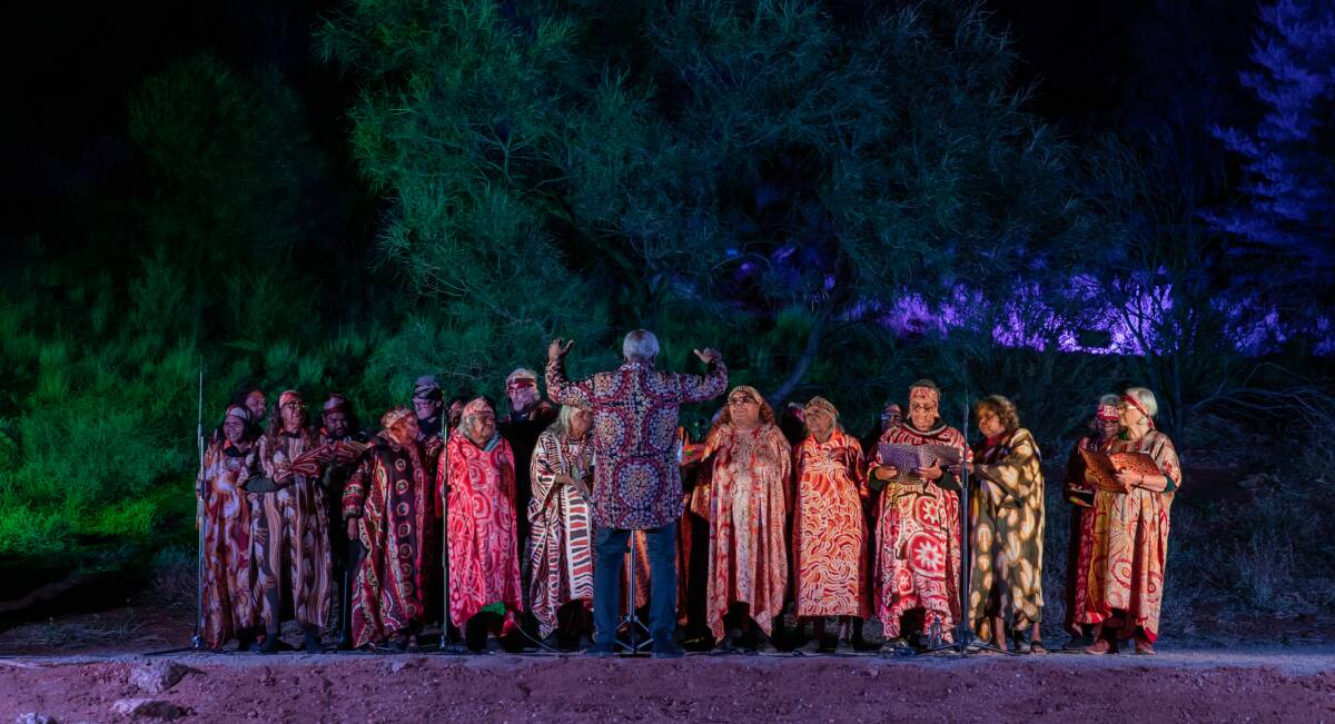 The Central Australian Aboriginal Women's Choir.