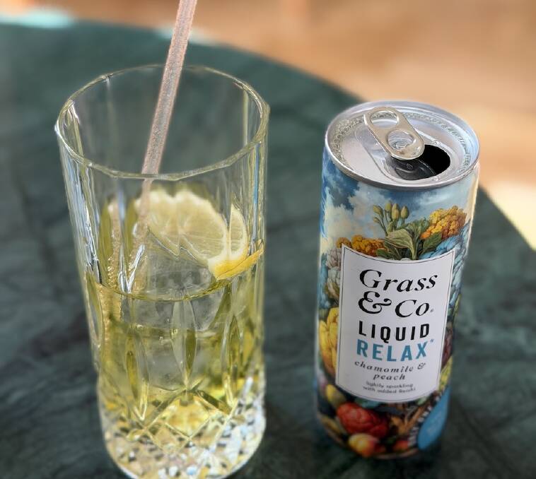 A sparkling drink at Bingham Riverhouse. Picture by Daniel Scott