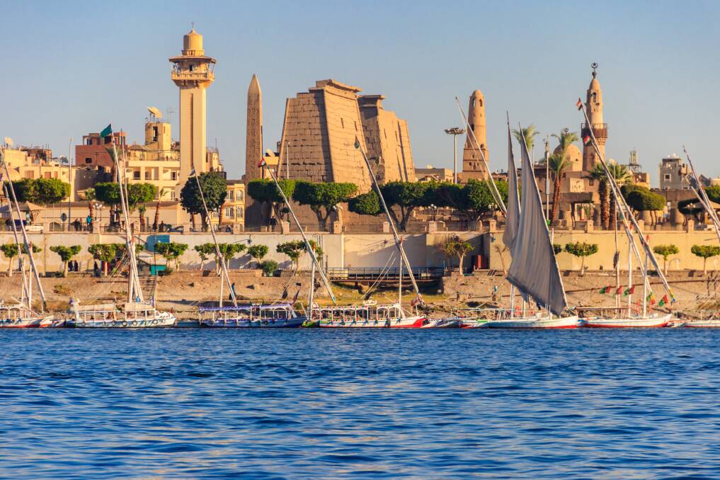 Luxor Temple on the Nile. Picture: Getty Images