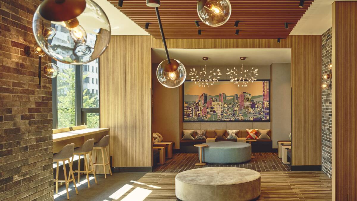 The hotel's Great Room, where you can enjoy a coffee or a glass of wine. The hotel's Great Room, where you can enjoy a coffee or a glass of wine.