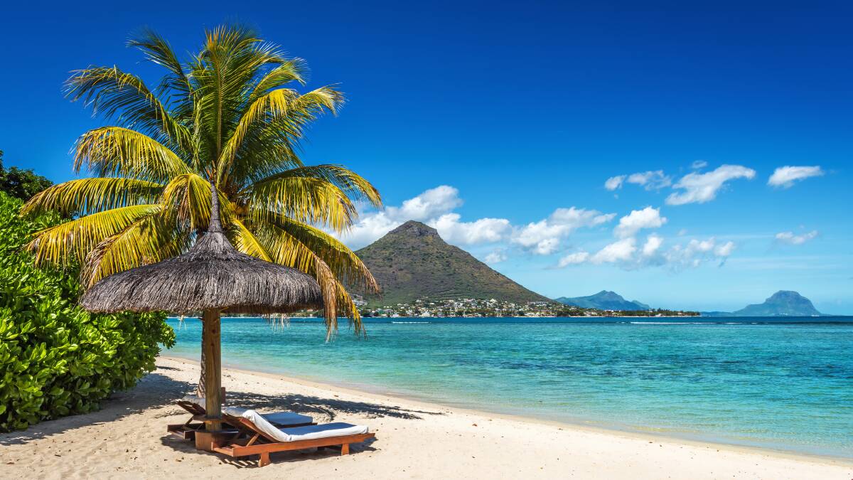 Beachside in Mauritius. Beachside in Mauritius.