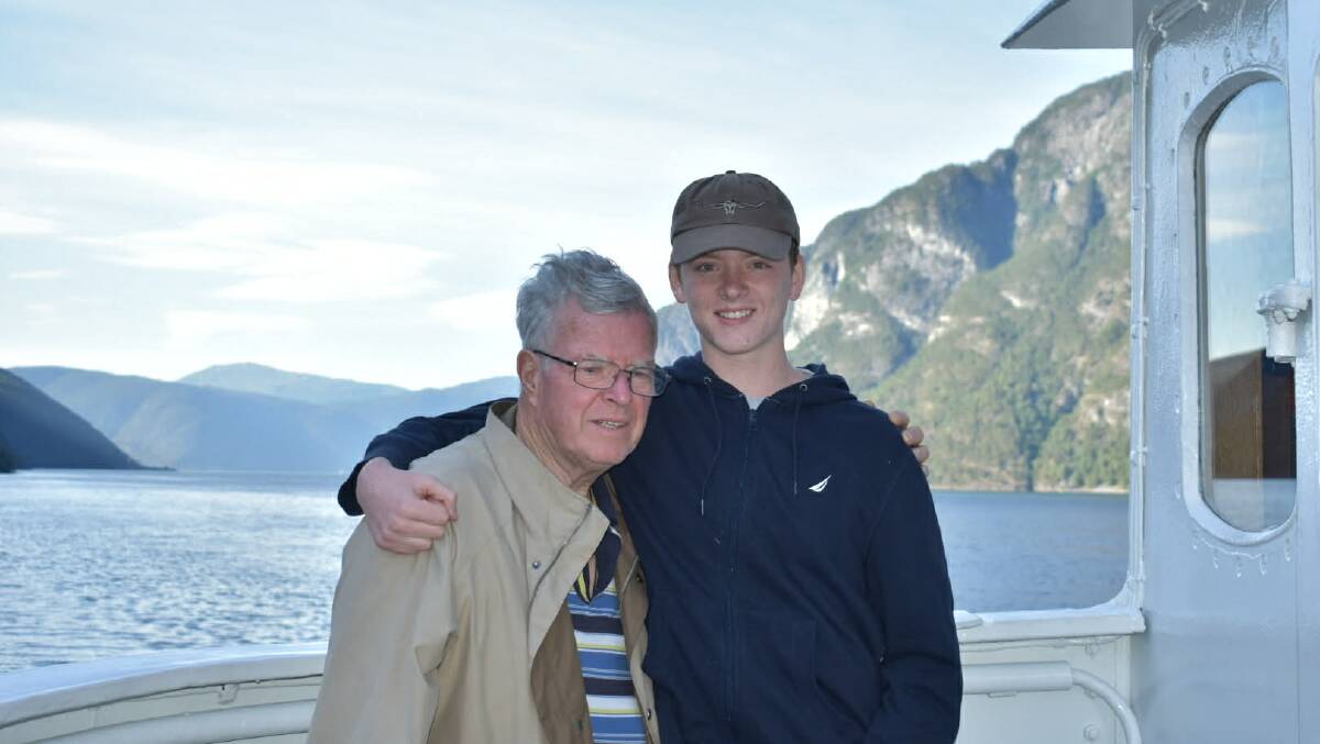 Chris and Angus Watson on a multigenerational adventure.