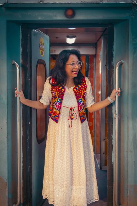An Intrepid Travel women-only tour leader in India.