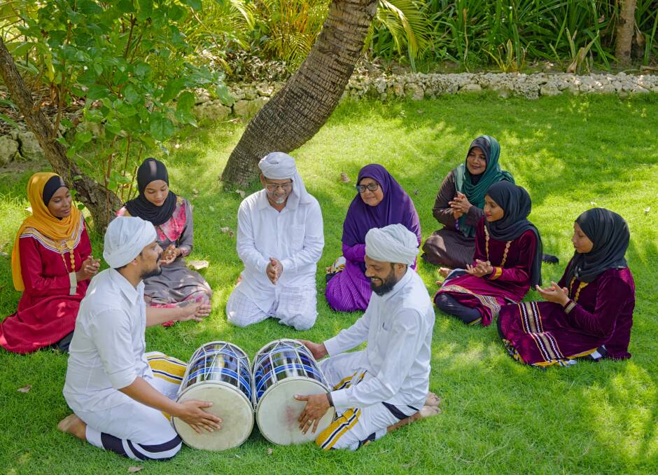 Boduberu performance. Boduberu performance.