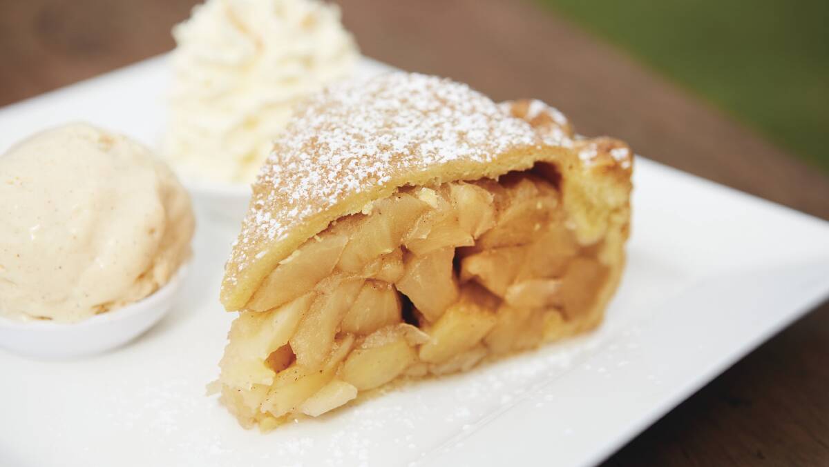 Your pie, with icecream, is served. Picture: Tourism and Events Queensland Your pie, with icecream, is served. Picture: Tourism and Events Queensland