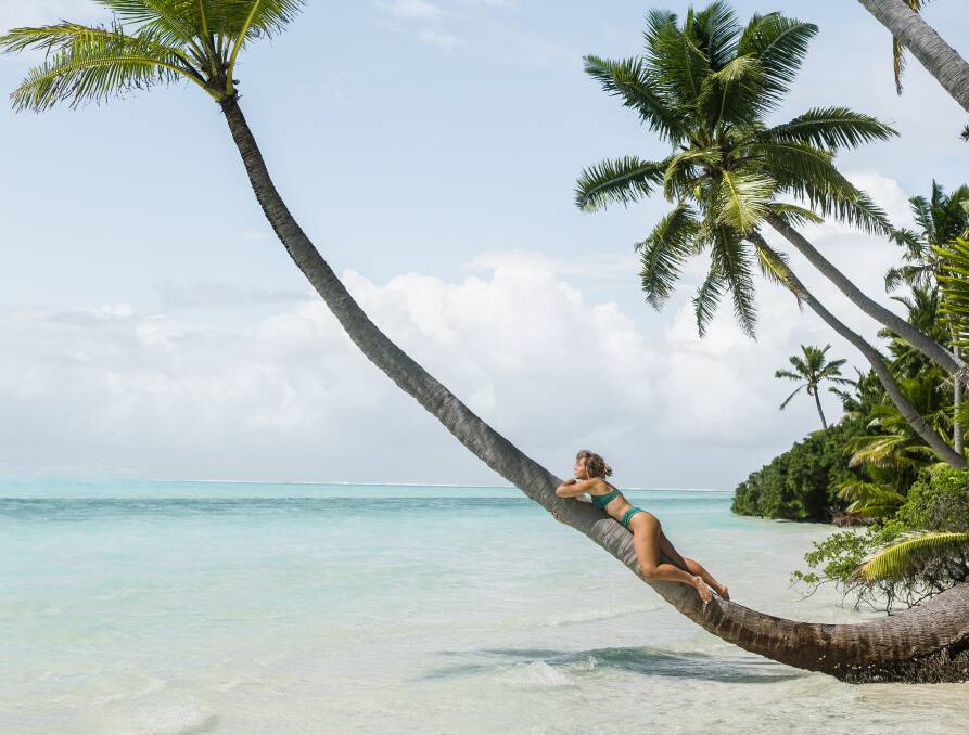 A tourist takes it easy. A tourist takes it easy.