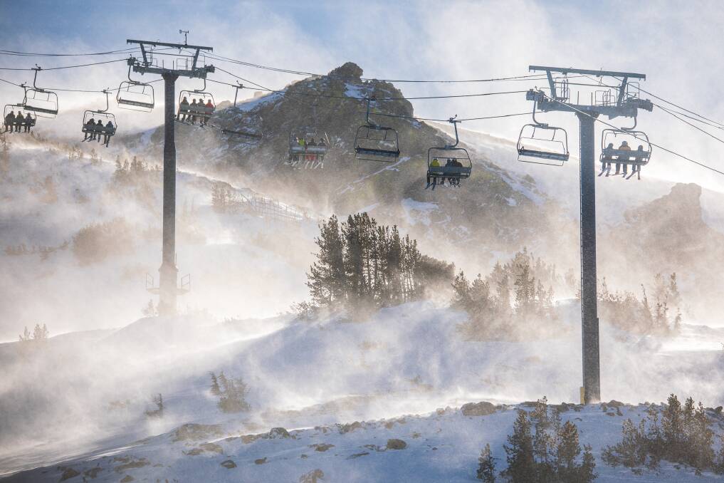 One of the resort's 28 chairlifts.