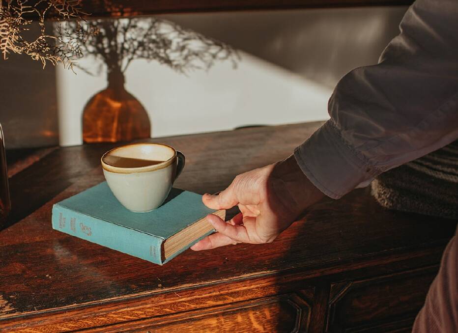 A reading retreat. A reading retreat.