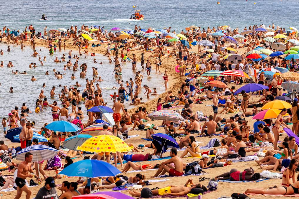 A crowded beach in Europe. Picture: Getty Images